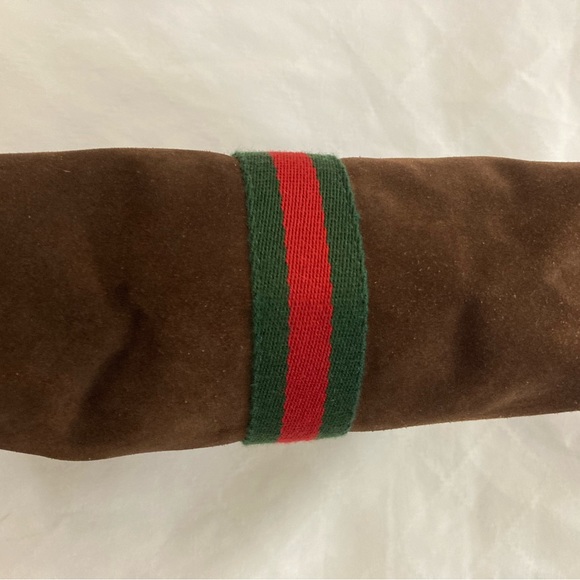 Authentic Vintage Gucci Parfums Brown Suede Clutch 🔥🔥🔥 - Picture 3 of 10